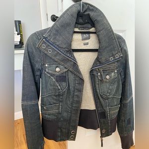 Armani Exchange Women's Denim Jacket Sz Small